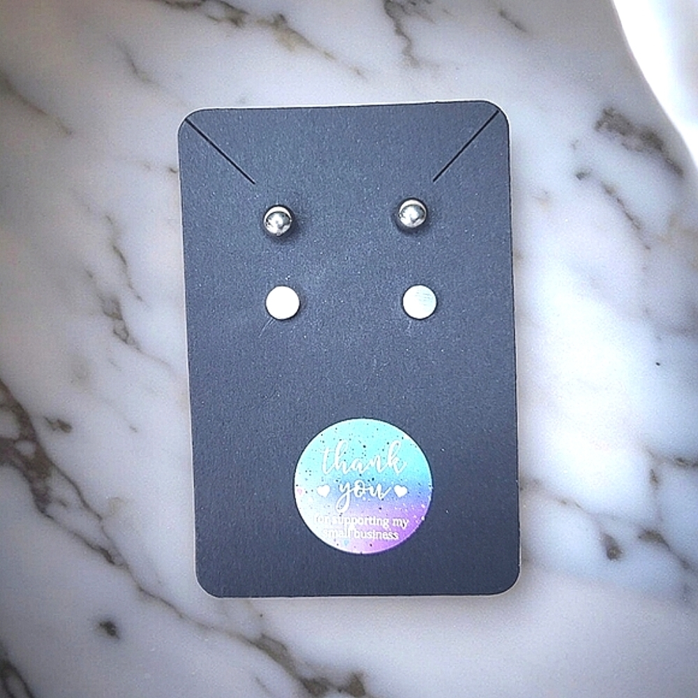 Versatile Unisex Stainless Steel Earrings